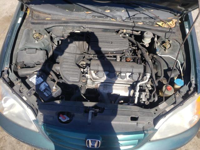 Photo 7 from auction – 2001 HONDA CIVIC LX with VIN 2HGES16581H518848