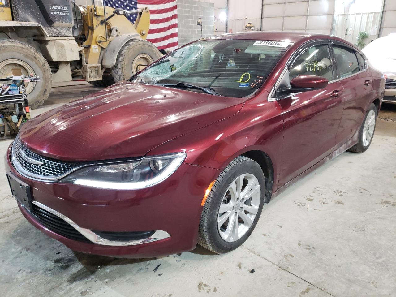 Photo 2 from auction – 2015 CHRYSLER 200 LIMITE with VIN 1C3CCCAB8FN539178