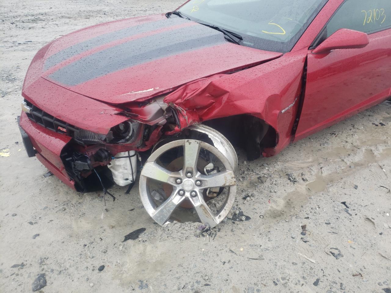 Photo 9 from auction – 2012 CHEVROLET CAMARO LT with VIN 2G1FC1E38C9190241