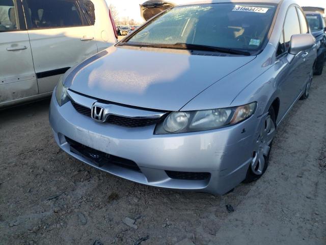 Photo 9 from auction – 2009 HONDA CIVIC LX with VIN 19XFA16529E049964