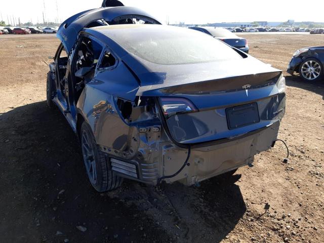 Photo 3 from auction – 2020 TESLA MODEL 3 with VIN 5YJ3E1EBXLF663290