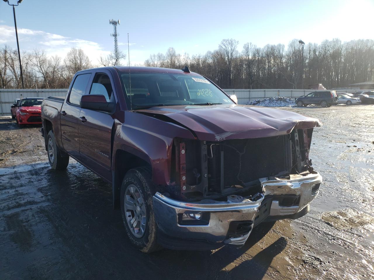 CHEVROLET SILVERADO 2015 with VIN 3GCUKREC0FG222545 - Photo from auction