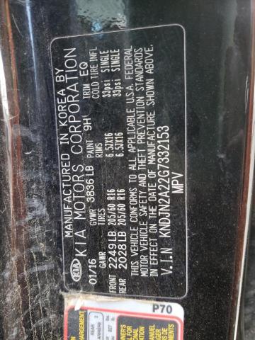 Zdjęcie 9 z aukcji – 2016 KIA SOUL z VIN KNDJN2A22G7332153