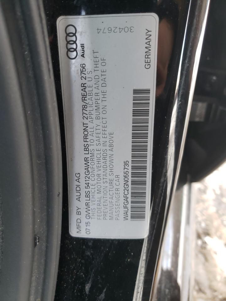 Photo 10 from auction – 2016 AUDI A6 PREMIUM with VIN WAUFGAFC2GN055735