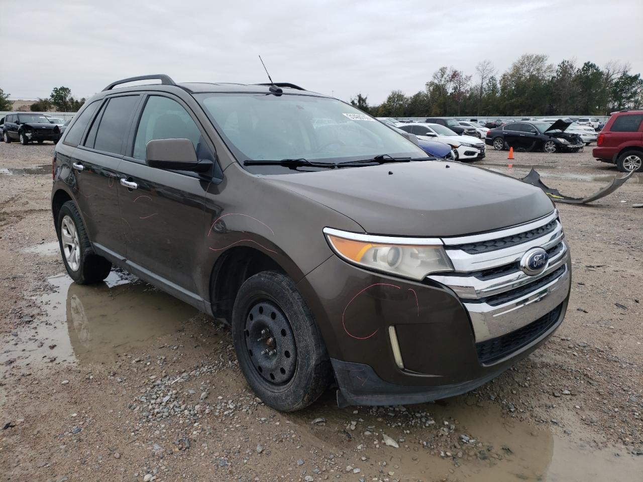 FORD EDGE SEL 2011 with VIN 2FMDK3JC8BBA75208 - Photo from auction