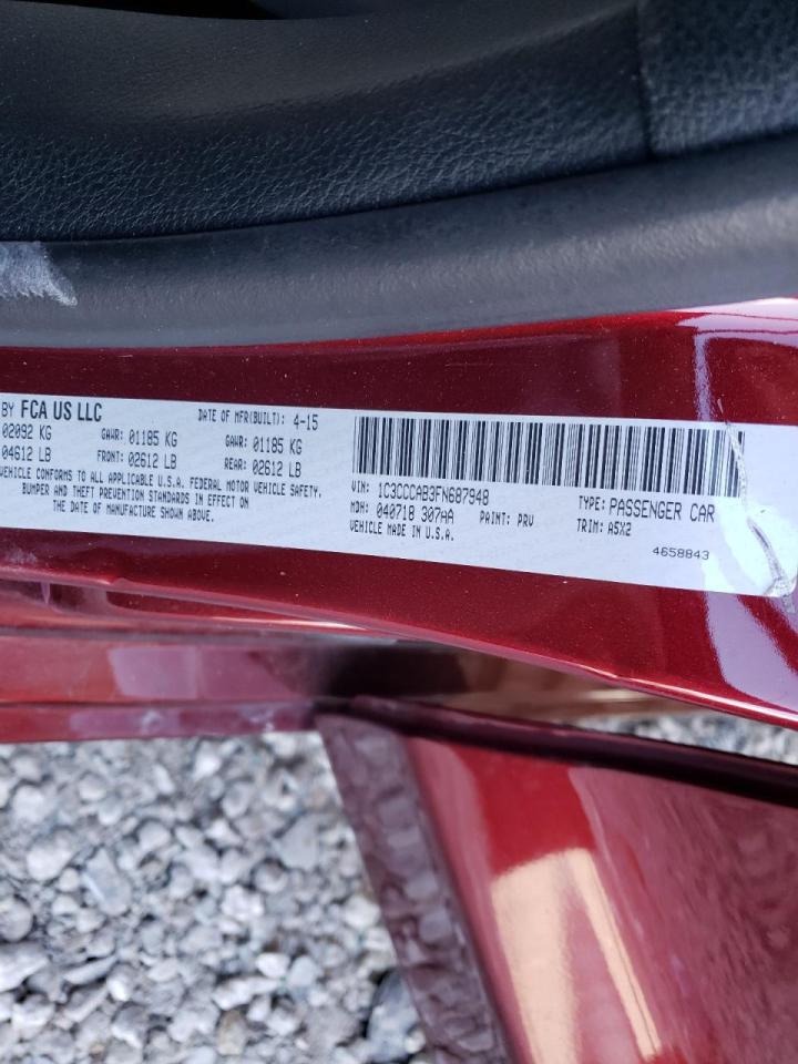 Photo 10 from auction – 2015 CHRYSLER 200 LIMITE with VIN 1C3CCCAB3FN687948