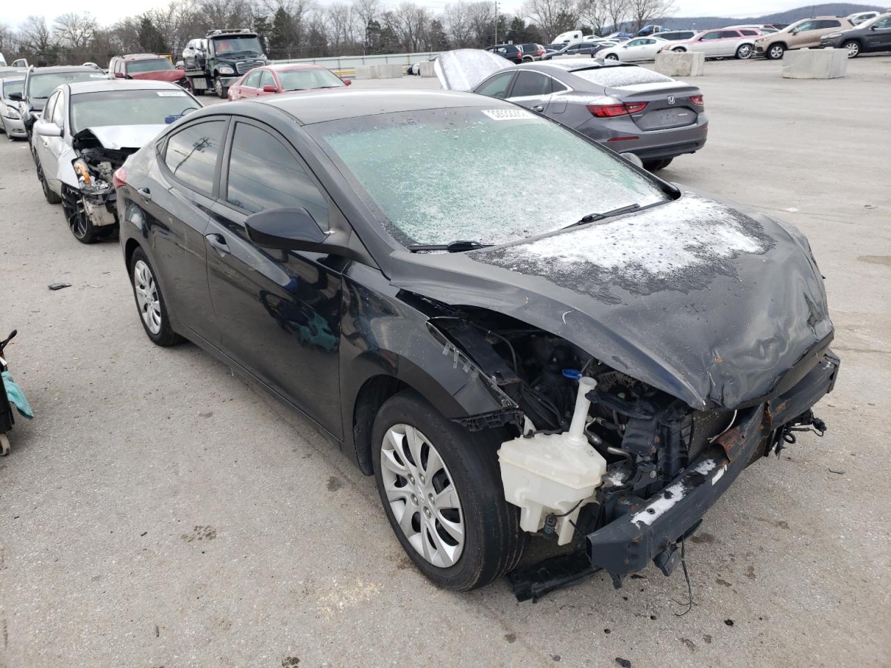 HYUNDAI ELANTRA GL 2011 with VIN 5NPDH4AE3BH023614 - Photo from auction