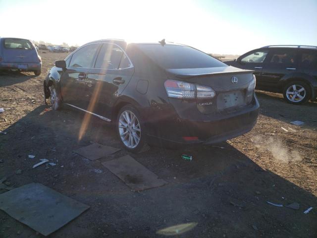 Photo 3 from auction – 2010 LEXUS HS 250H with VIN JTHBB1BA8A2016580