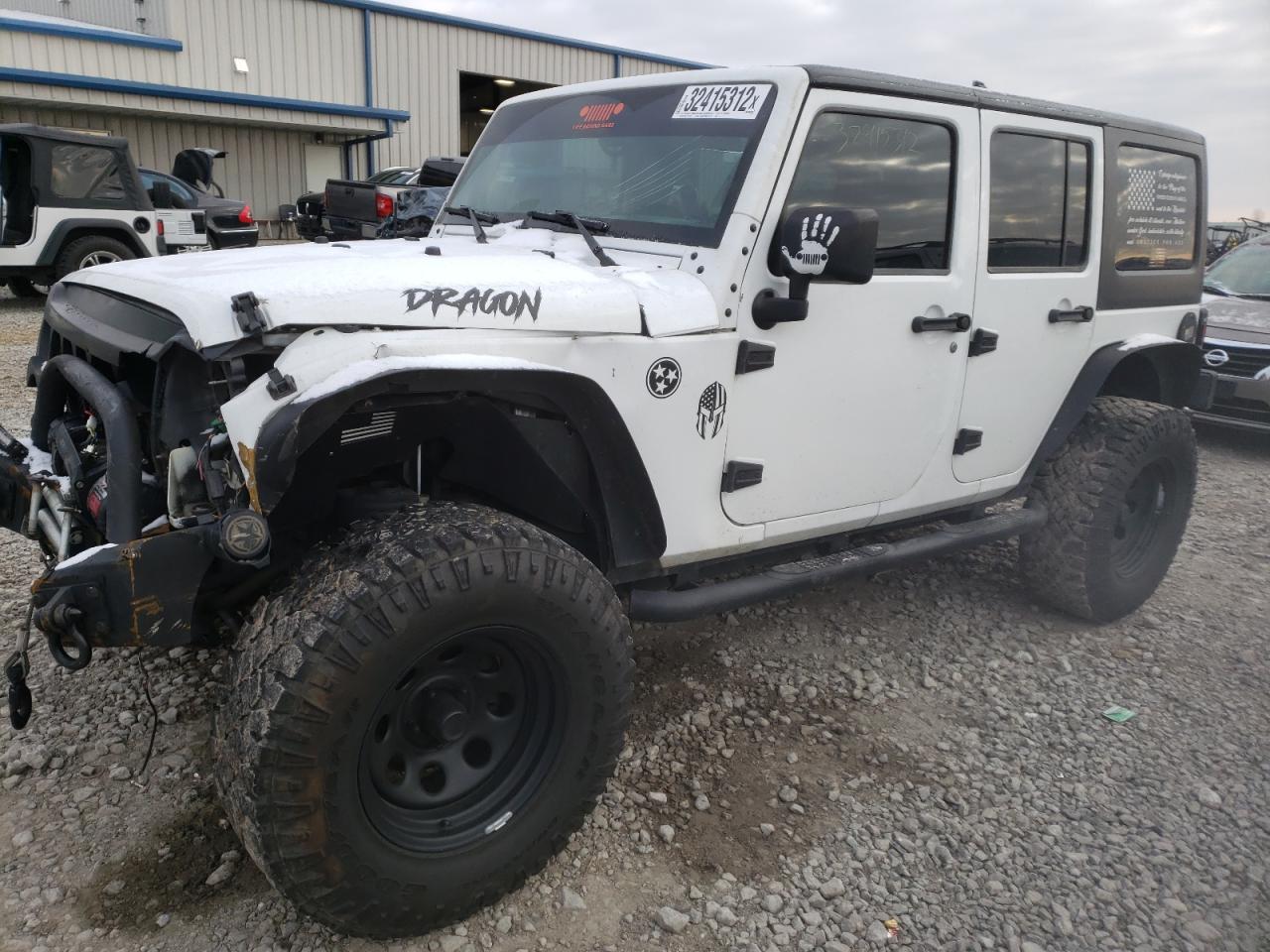 Photo 2 from auction – 2016 JEEP WRANGLER with VIN 1C4BJWDG3GL256481