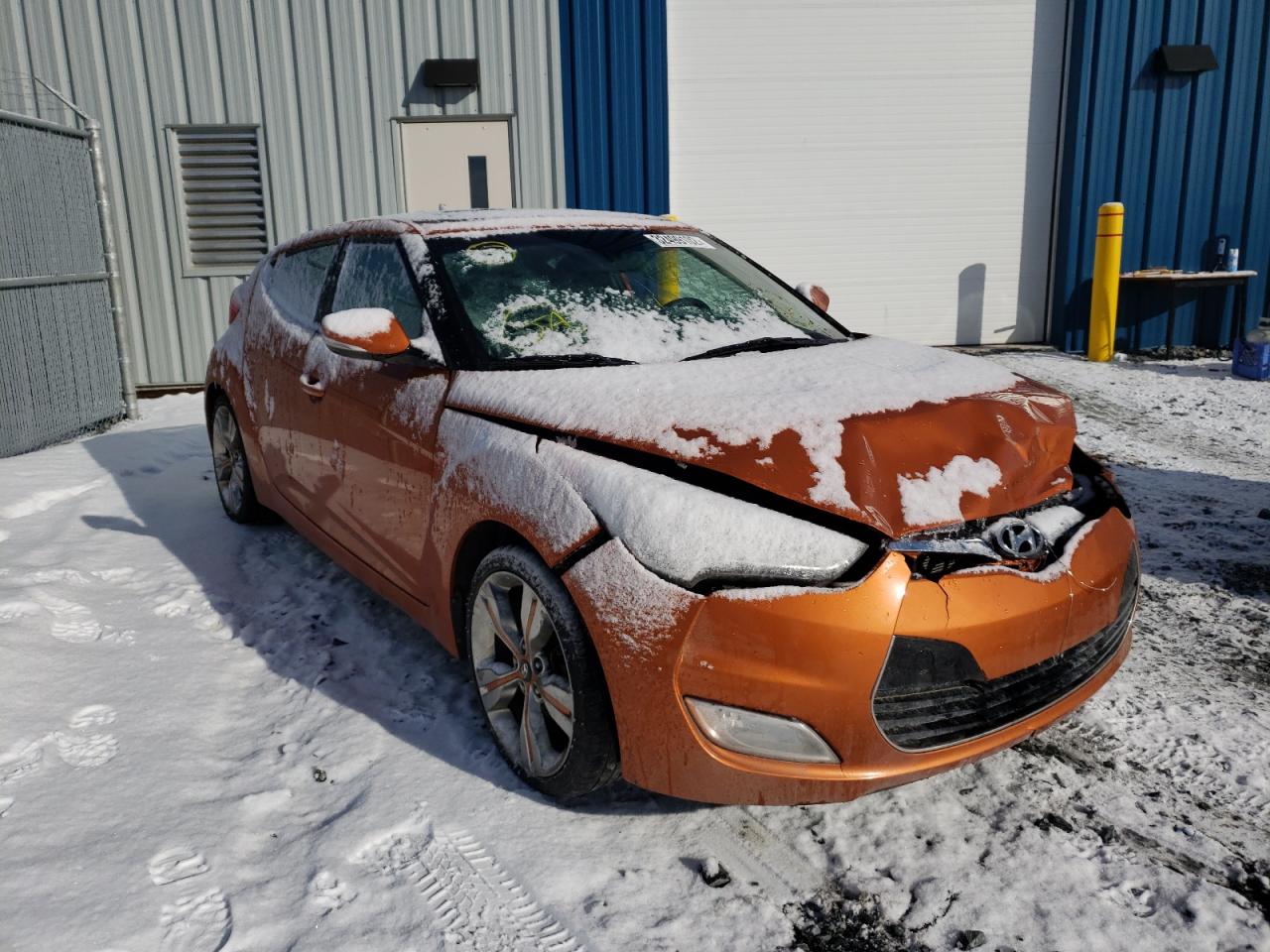 HYUNDAI VELOSTER 2014 with VIN KMHTC6ADXEU200548 - Photo from auction