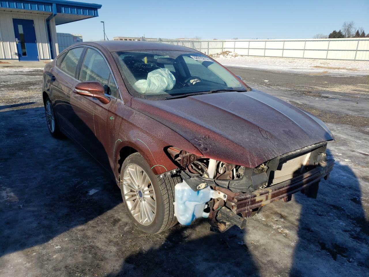 FORD FUSION SE 2016 with VIN 3FA6P0H95GR198762 - Photo from auction