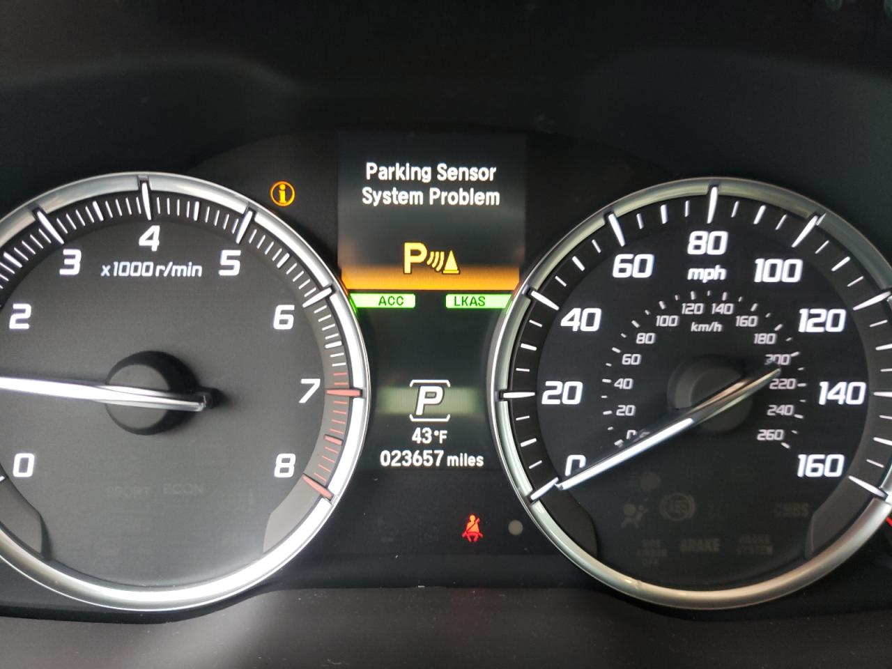 Photo 8 from auction – 2020 ACURA MDX TECHNO with VIN 5J8YD3H50LL010699