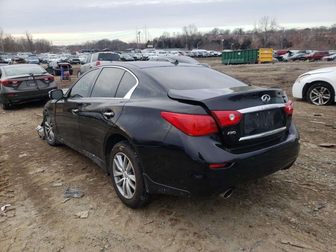 Photo 3 from auction – 2015 INFINITI Q50 BASE with VIN JN1BV7AR1FM393608