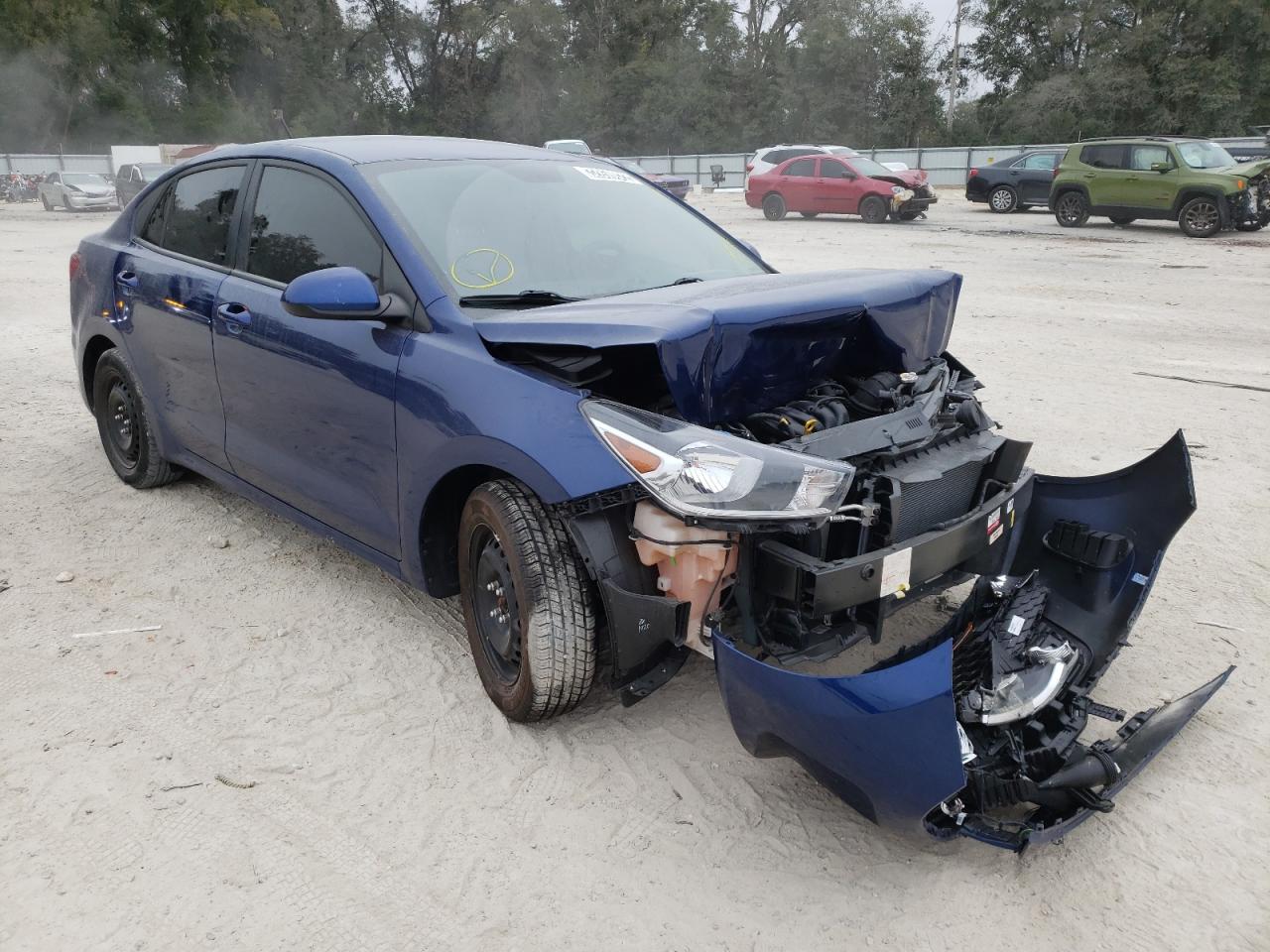 KIA RIO LX 2018 with VIN 3KPA24AB5JE044476 - Photo from auction