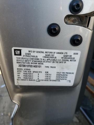 Photo 10 from auction – 2005 GMC NEW SIERRA with VIN 2GTEK13T051400101