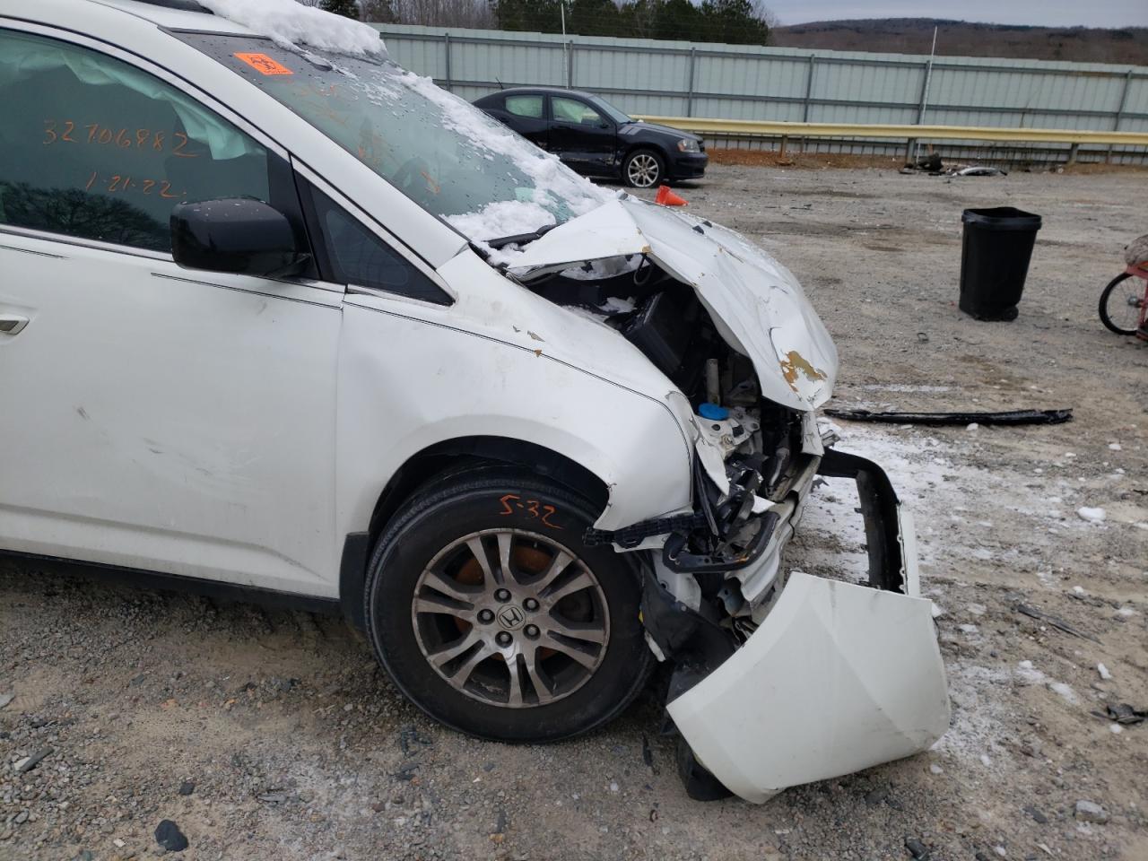 Photo 9 from auction – 2012 HONDA ODYSSEY EX with VIN 5FNRL5H68CB003562