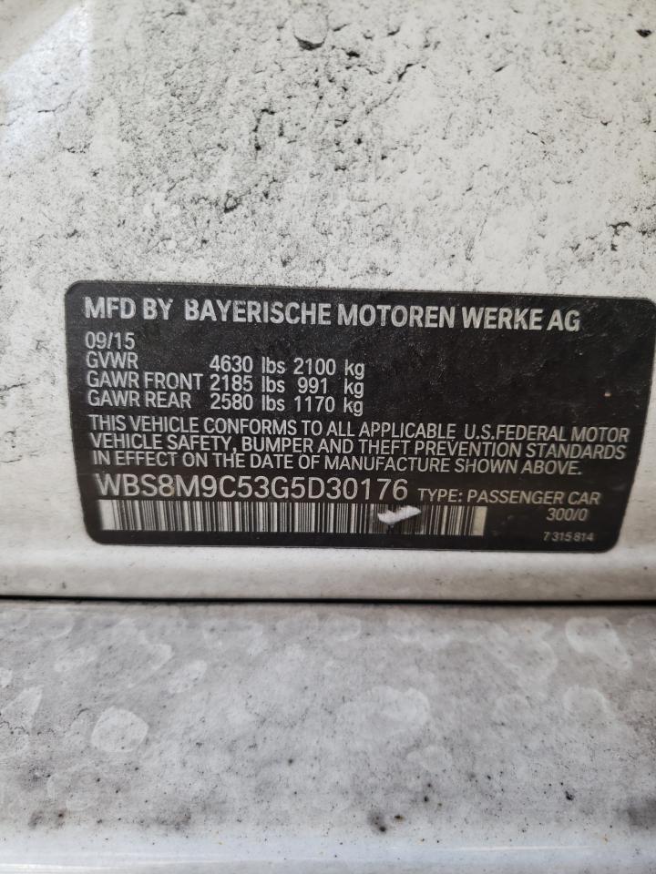 Photo 10 from auction – 2016 BMW M3 with VIN WBS8M9C53G5D30176