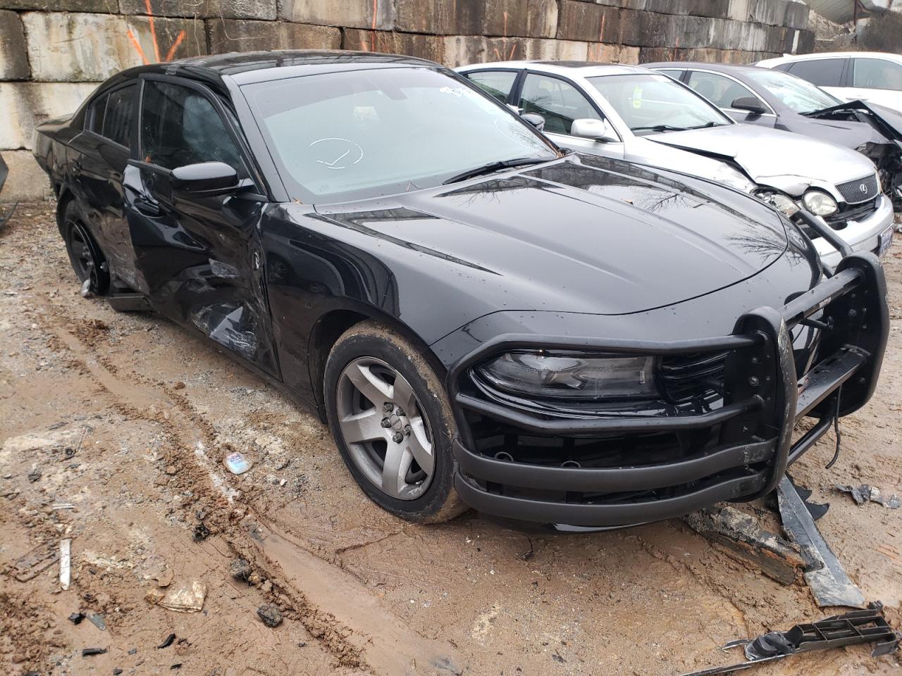 DODGE CHARGER PO 2018 with VIN 2C3CDXATXJH339904 - Photo from auction
