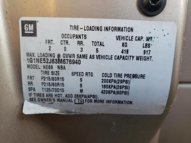 Photo 10 from auction – 2003 CHEVROLET MALIBU LS with VIN 1G1NE52J63M676940