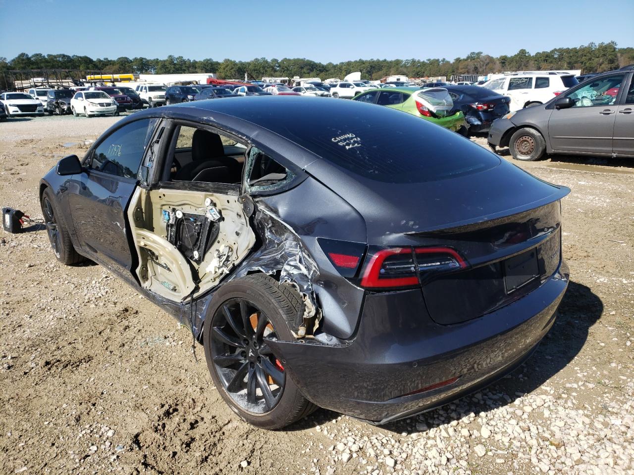 Photo 3 from auction – 2020 TESLA MODEL 3 with VIN 5YJ3E1EC0LF721223