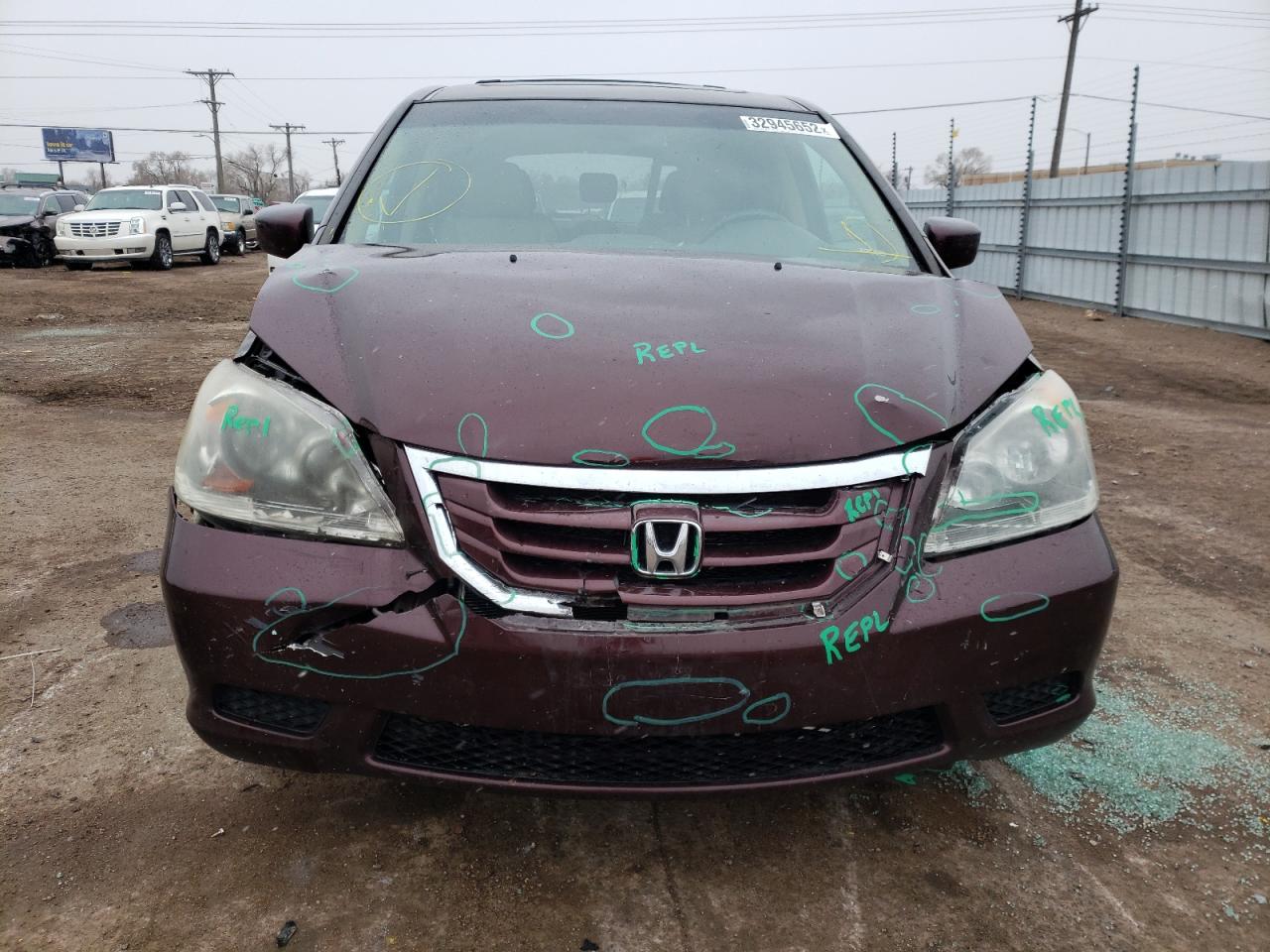 Photo 9 from auction – 2010 HONDA ODYSSEY EX with VIN 5FNRL3H77AB044288