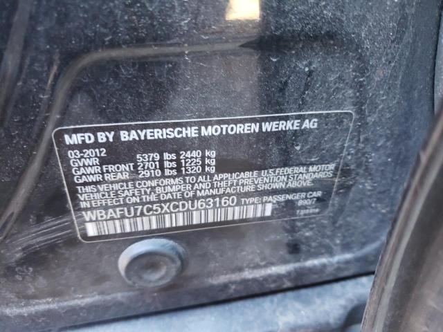 صورة رقم 10 من المزاد - 2012 BMW 535 XI مع VIN WBAFU7C5XCDU63160