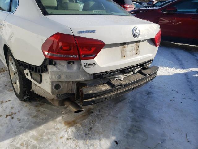 Photo 9 from auction – 2012 VOLKSWAGEN PASSAT SE with VIN 1VWBP7A3XCC024098