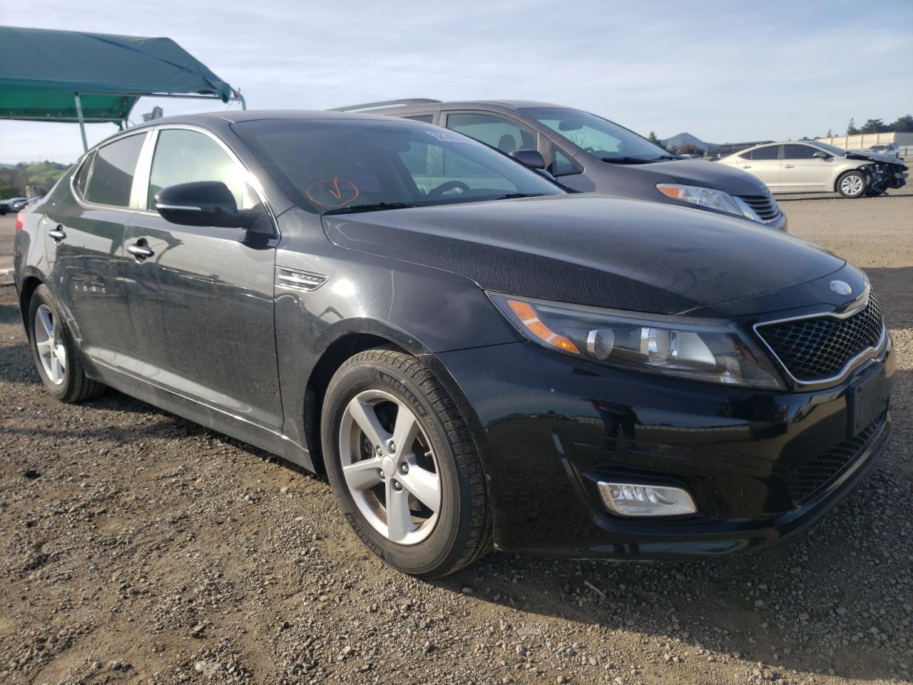 KIA OPTIMA LX 2014 with VIN 5XXGM4A78EG280097 - Photo from auction