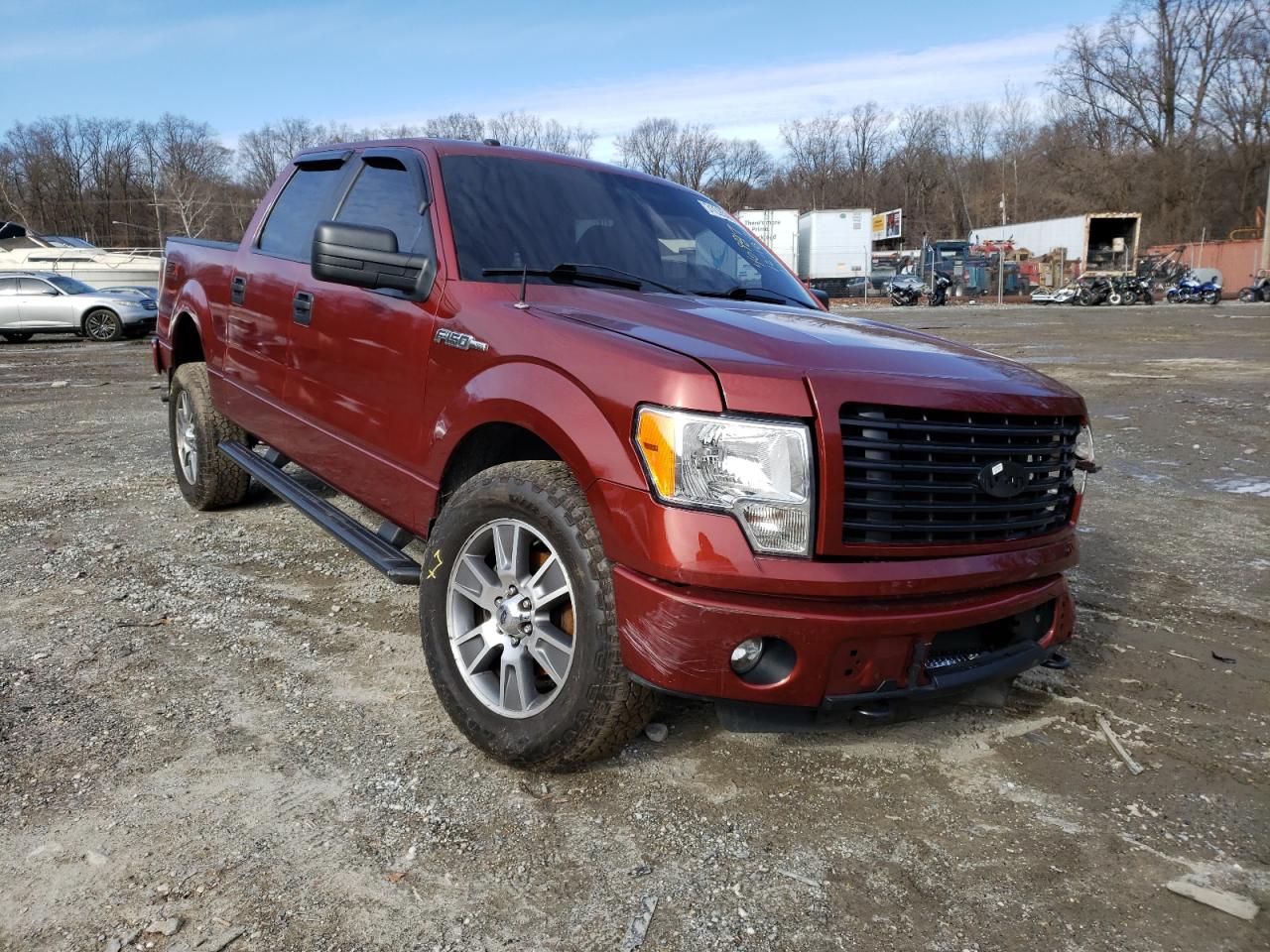 FORD F150 SUPER 2014 with VIN 1FTFW1EFXEKF13666 - Photo from auction