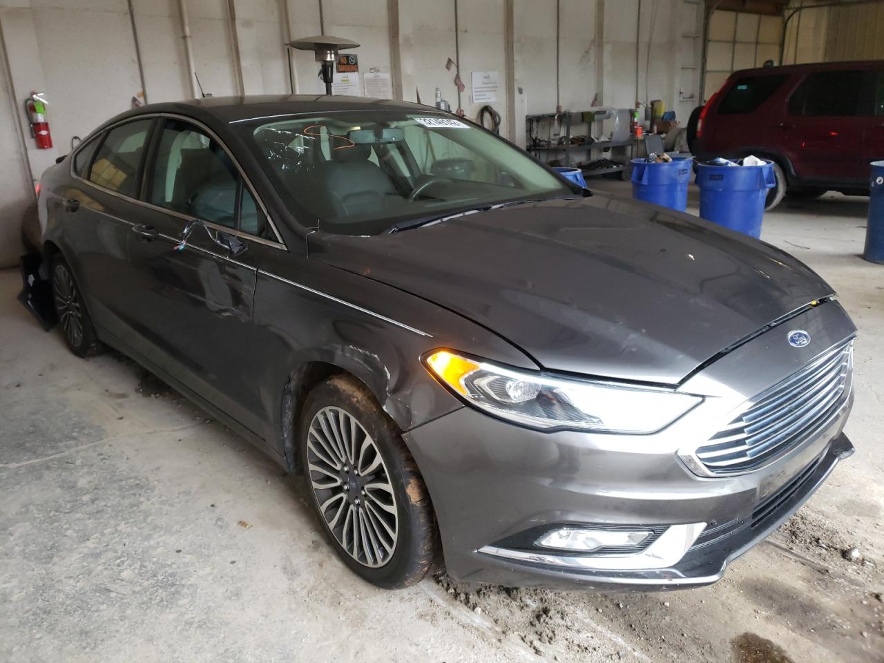 FORD FUSION SE 2017 with VIN 3FA6P0H92HR334587 - Photo from auction