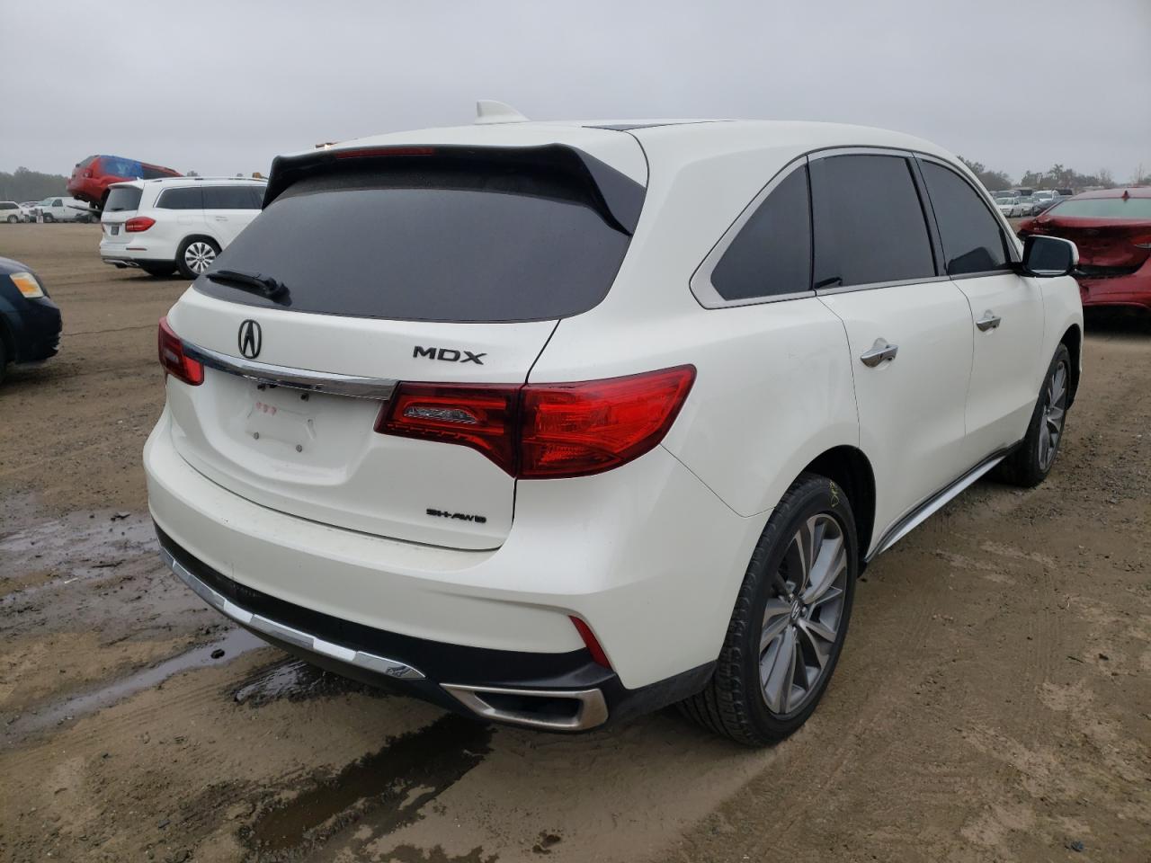 Photo 4 from auction – 2017 ACURA MDX TECHNO with VIN 5FRYD4H57HB016092