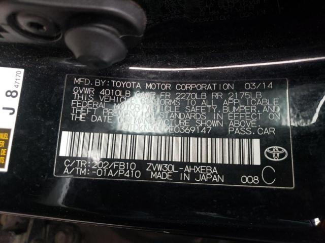 Photo 10 from auction – 2014 TOYOTA PRIUS with VIN JTDKN3DU9E0369147