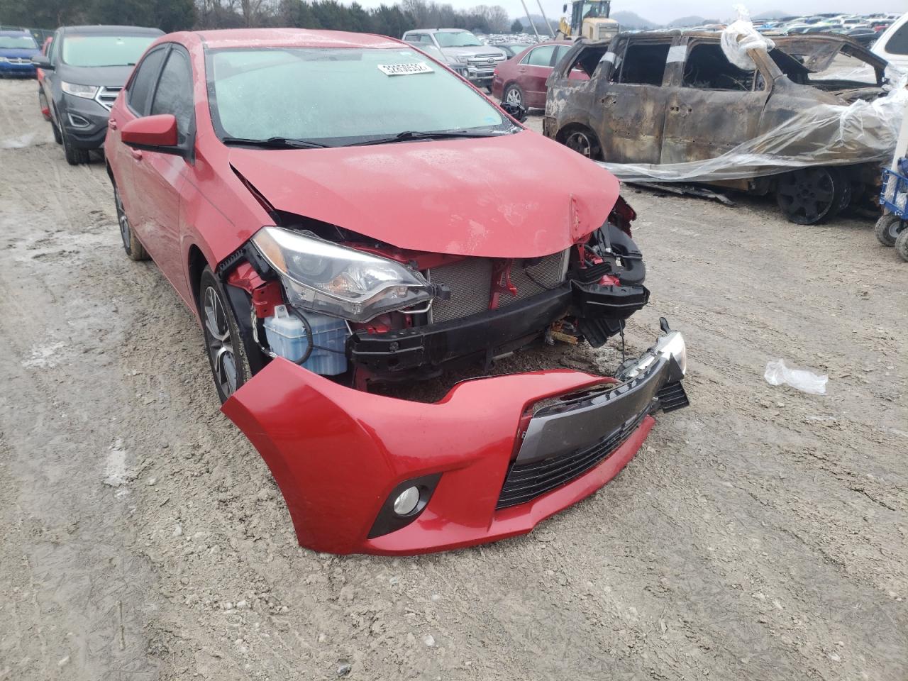 TOYOTA COROLLA L 2016 with VIN 2T1BURHE7GC700843 - Photo from auction