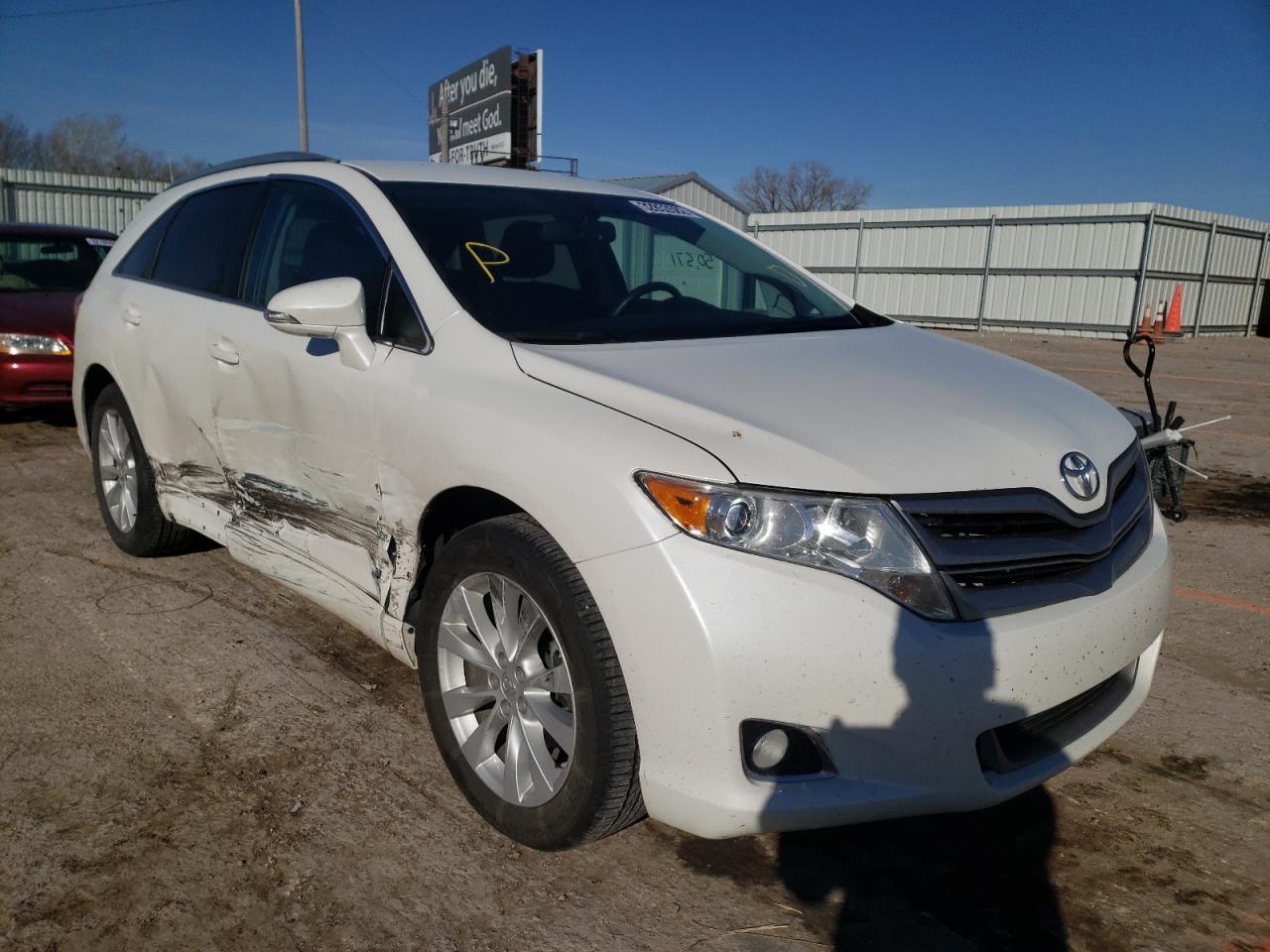 TOYOTA VENZA LE 2014 with VIN 4T3ZA3BB3EU083415 - Photo from auction