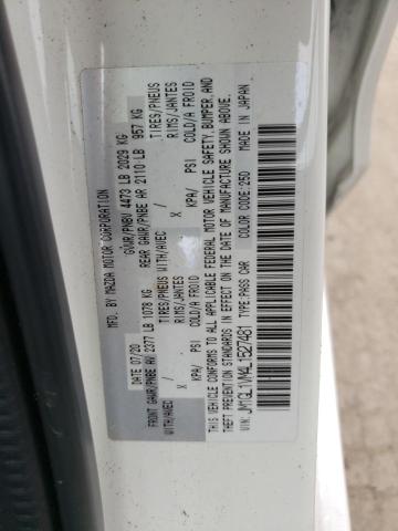 Photo 10 from auction – 2020 MAZDA 6 TOURING with VIN JM1GL1VM4L1527481
