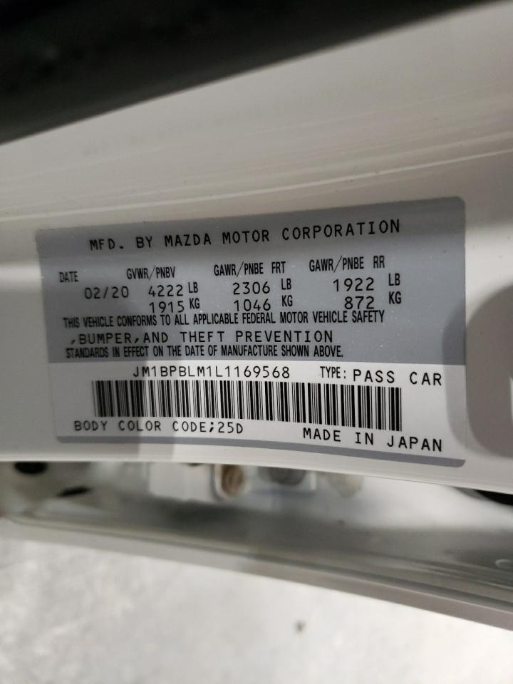 Photo 10 from auction – 2020 MAZDA 3 with VIN JM1BPBLM1L1169568