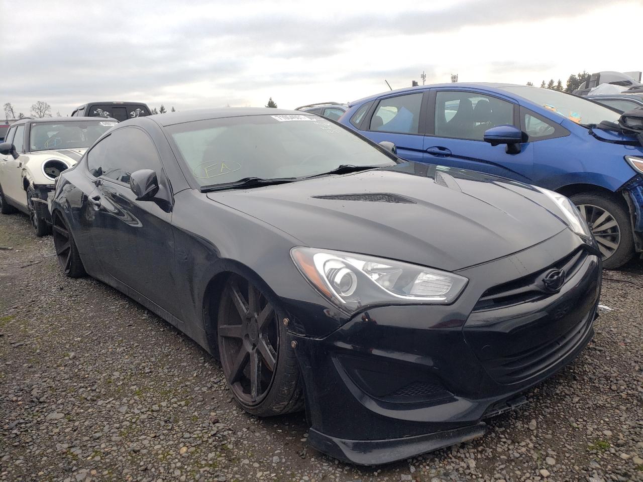 HYUNDAI GENESIS CO 2013 with VIN KMHHT6KD9DU103196 - Photo from auction
