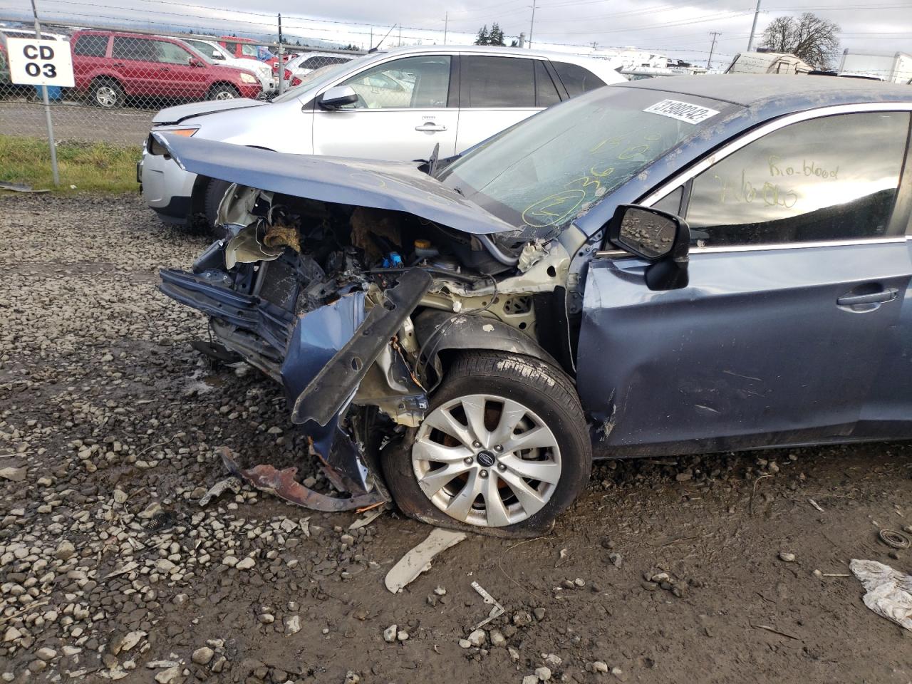 Photo 10 from auction – 2017 SUBARU LEGACY 2.5 with VIN 4S3BNAC68H3025951