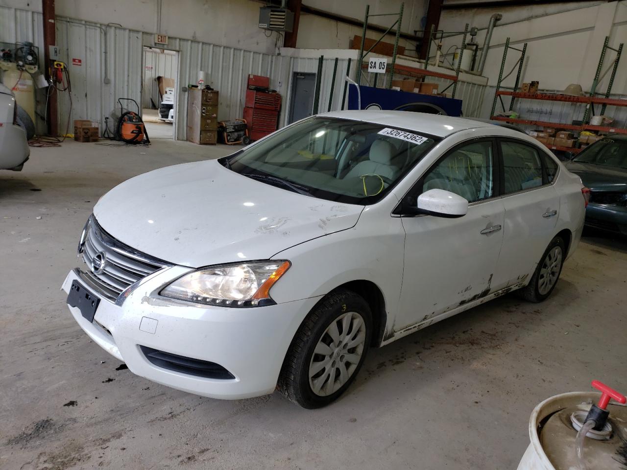 Photo 2 from auction – 2014 NISSAN SENTRA S with VIN 3N1AB7AP9EY243129