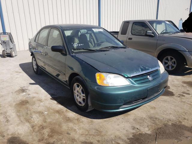 HONDA CIVIC LX 2001 with VIN 2HGES16581H518848 - Photo from auction