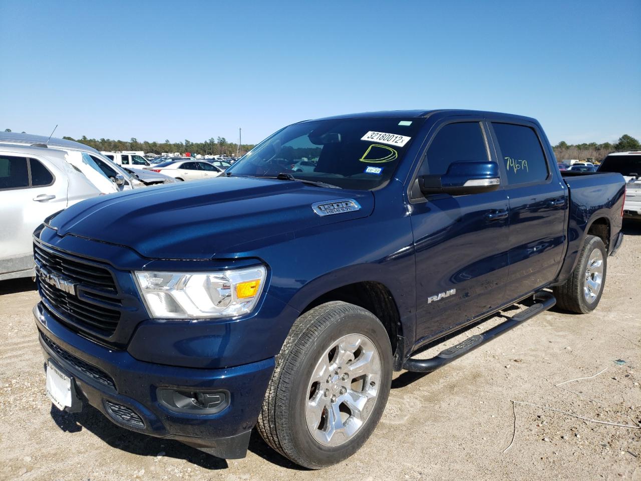 Photo 2 from auction – 2019 RAM 1500 BIG H with VIN 1C6RREFT2KN576410