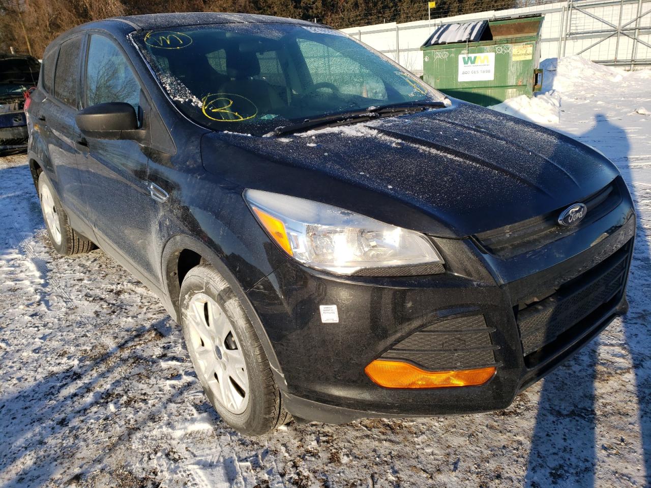 FORD ESCAPE S 2014 with VIN 1FMCU0F77EUC12816 - Photo from auction