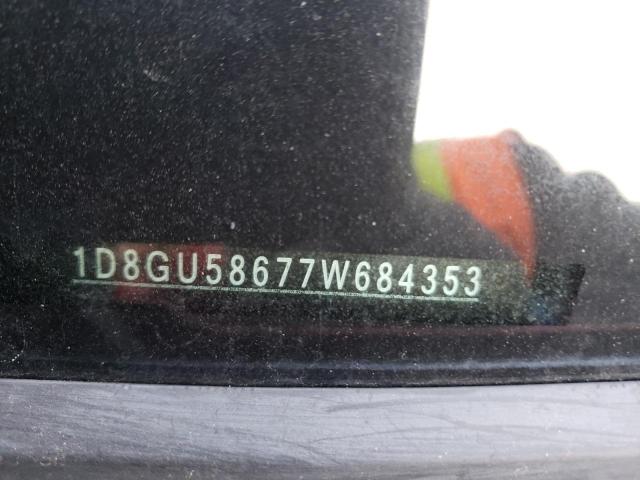 Photo 10 from auction – 2007 DODGE NITRO R/T with VIN 1D8GU58677W684353