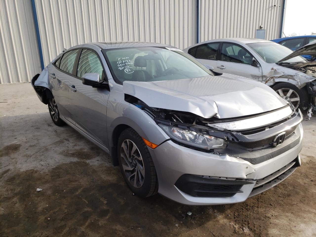 HONDA CIVIC EX 2017 with VIN 19XFC2F75HE082375 - Photo from auction