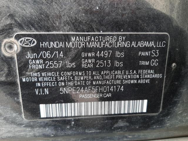 Photo 10 from auction – 2015 HYUNDAI SONATA SE with VIN 5NPE24AF5FH014174