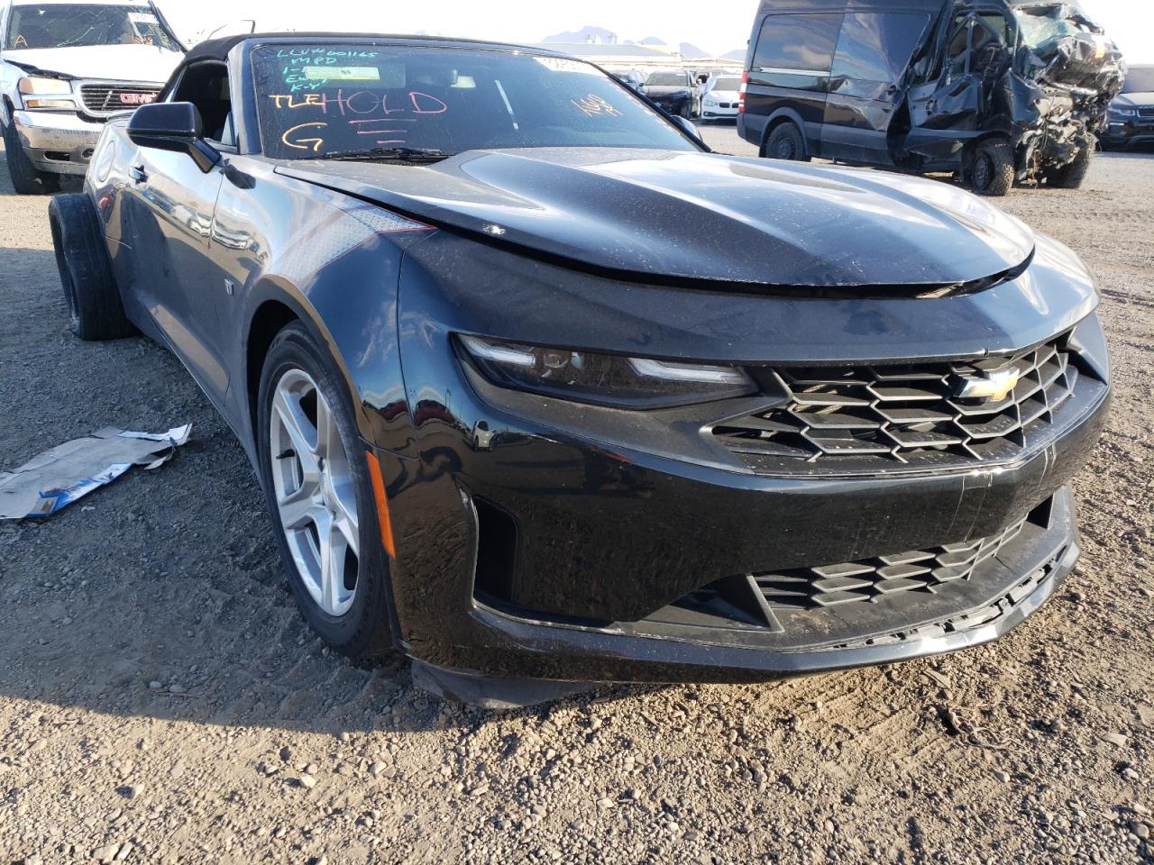 CHEVROLET CAMARO LS 2019 with VIN 1G1FB3DS3K0141996 - Photo from auction