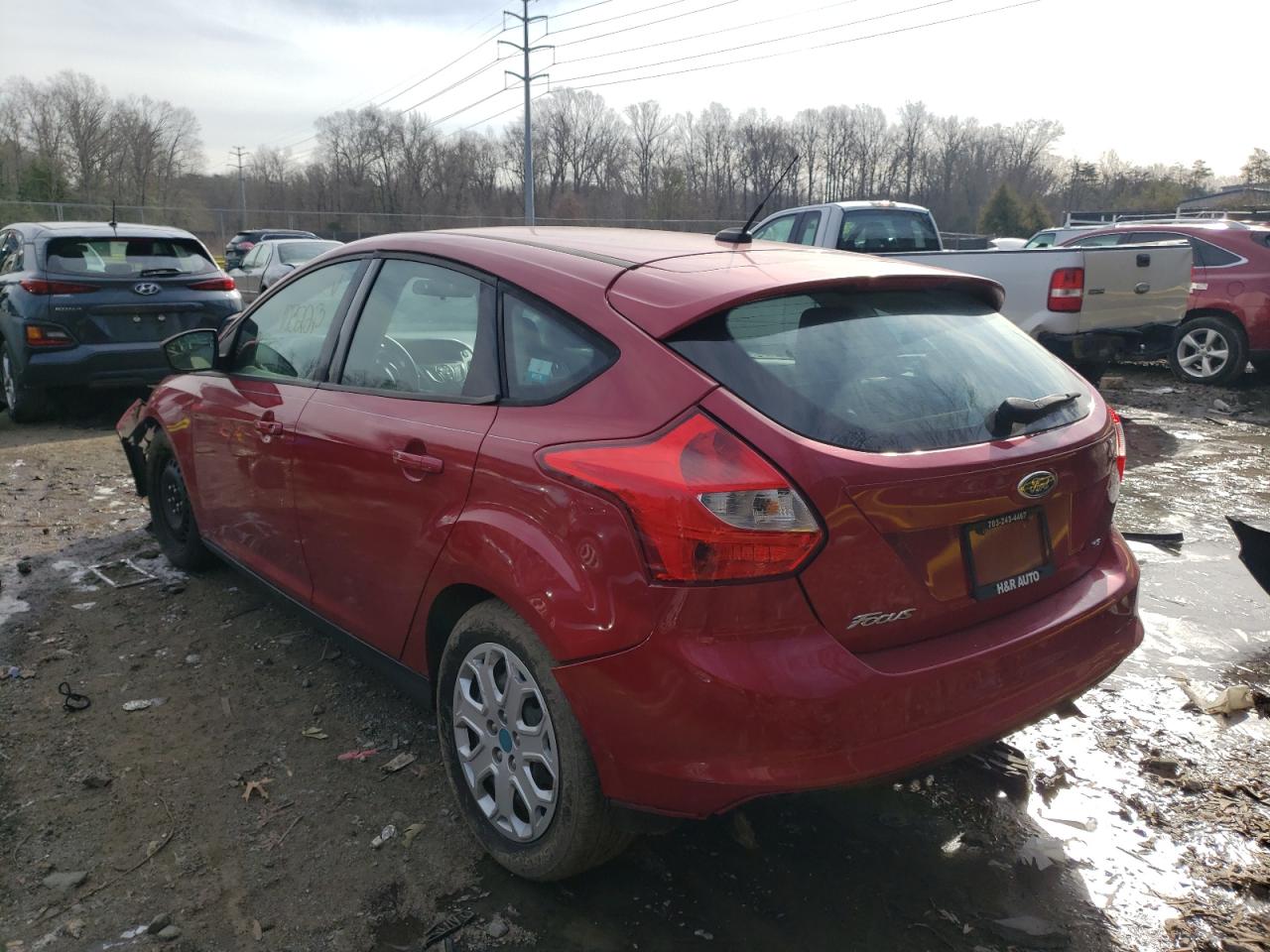 Photo 3 from auction – 2012 FORD FOCUS SE with VIN 1FAHP3K29CL229896