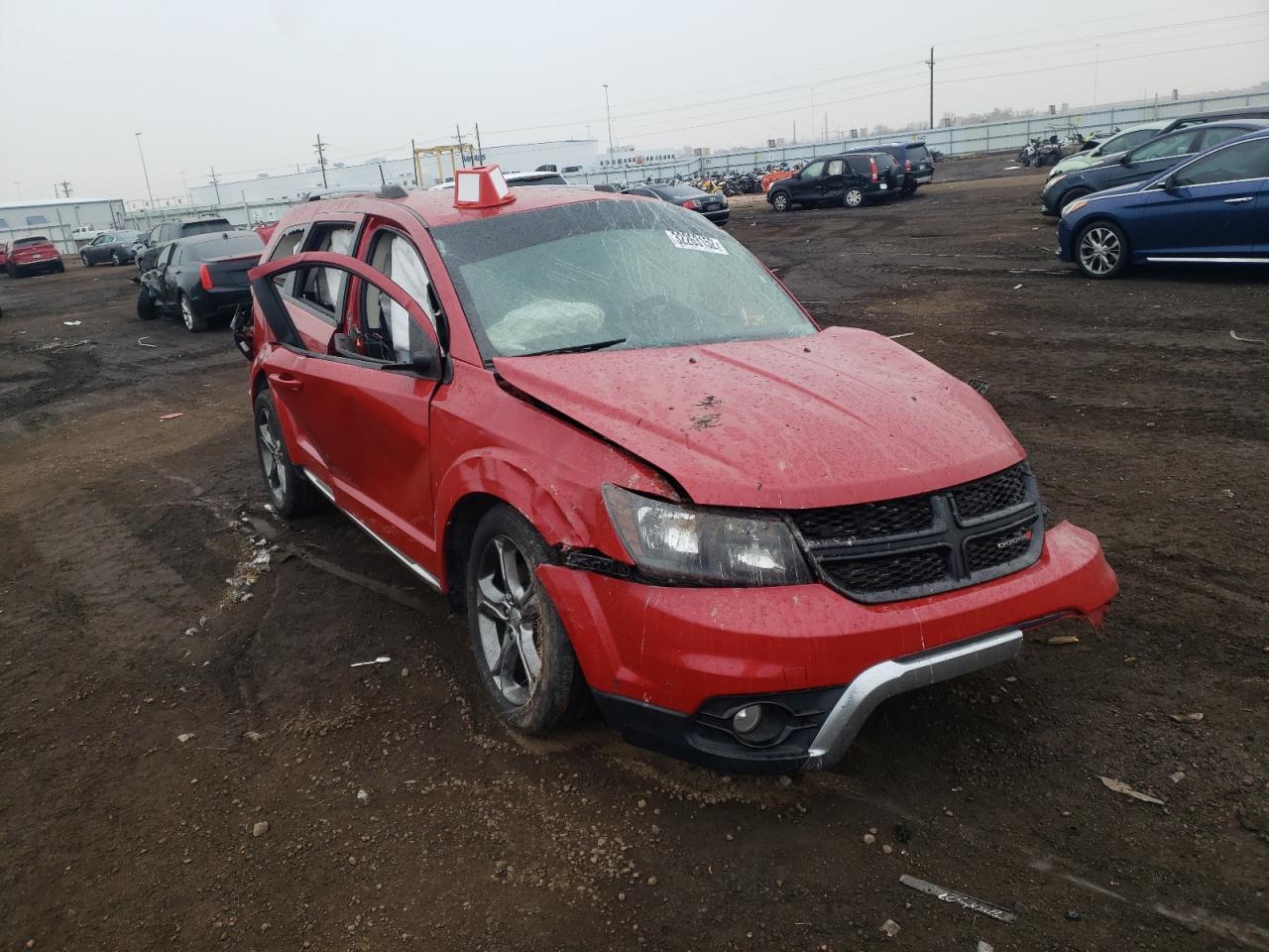 DODGE JOURNEY CR 2016 with VIN 3C4PDCGG2GT107717 - Photo from auction