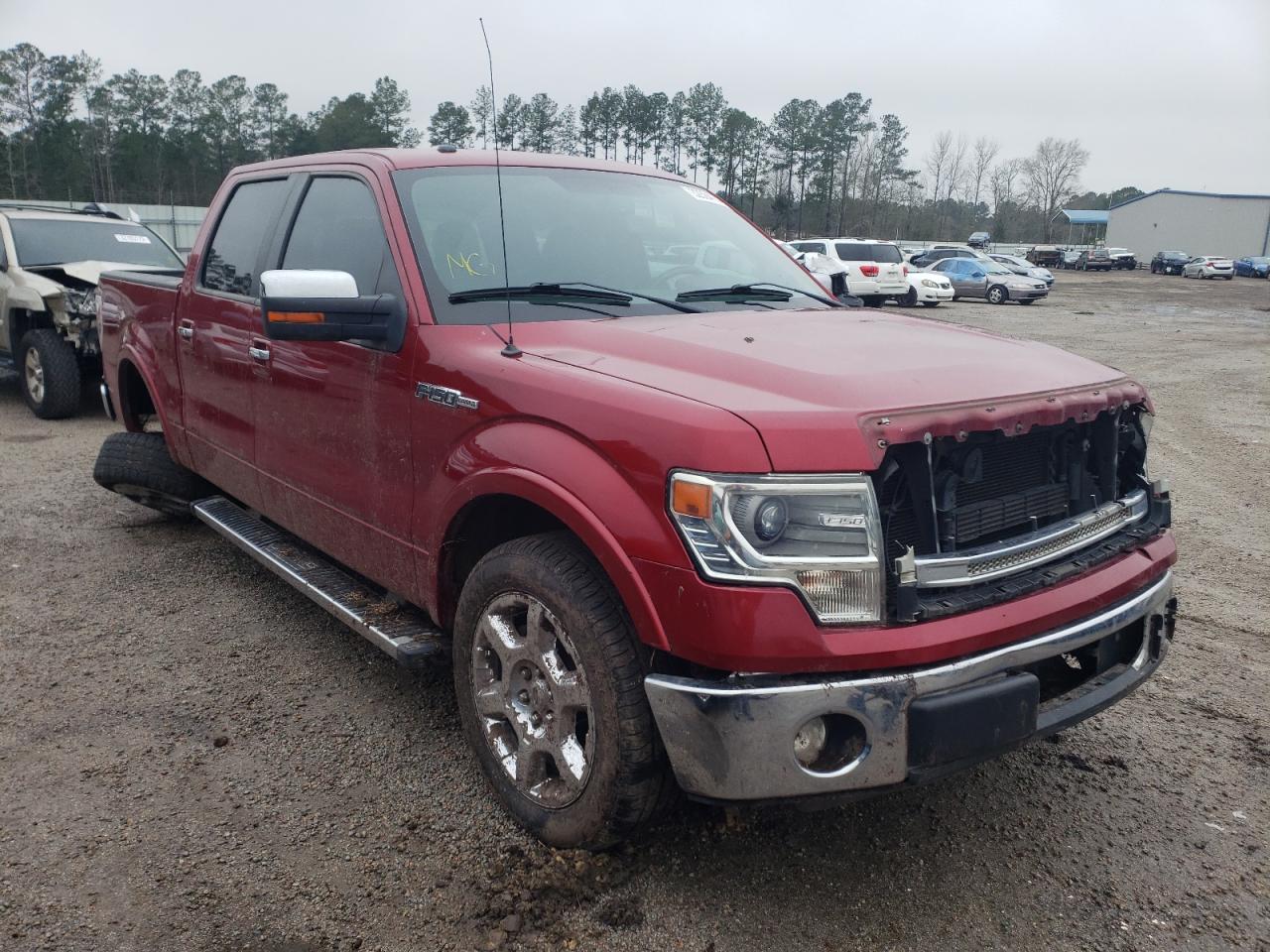 FORD F150 SUPER 2014 with VIN 1FTFW1CF3EFD07956 - Photo from auction
