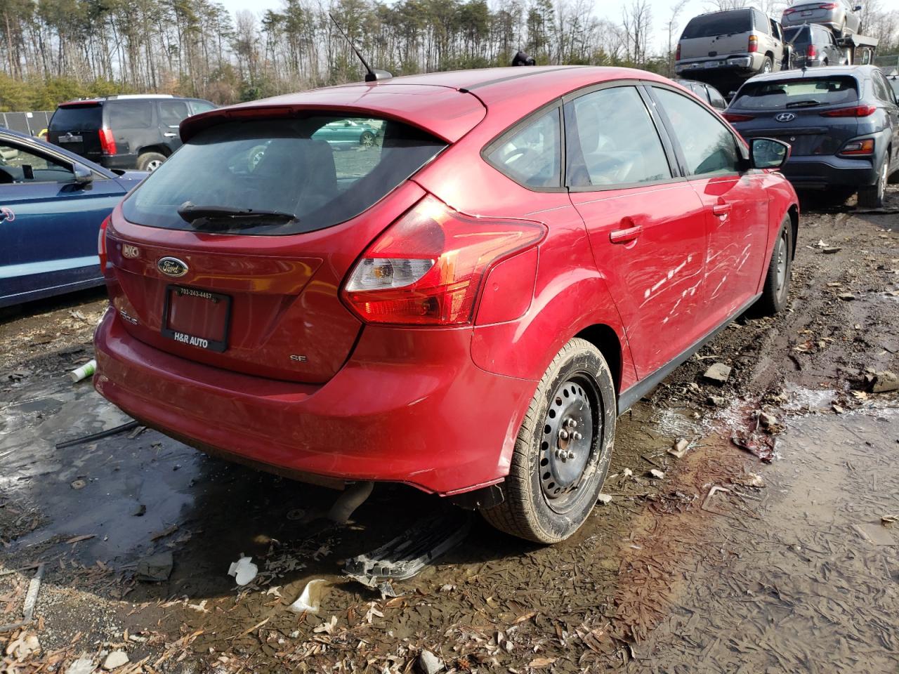 Photo 4 from auction – 2012 FORD FOCUS SE with VIN 1FAHP3K29CL229896